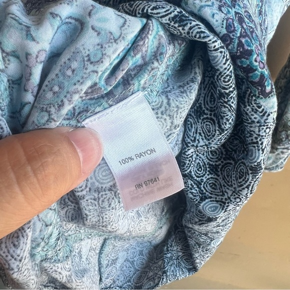 J.Jill Floral Long Sleeve Blouse - Size M - Casual Modest Office - Picture 5 of 6